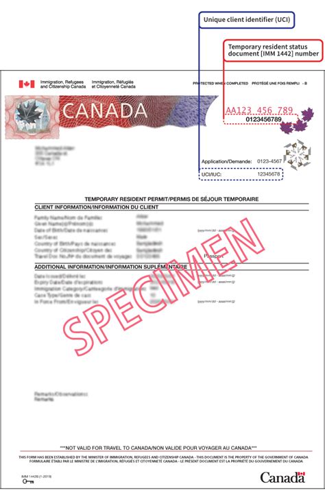 imm 1442b document number.